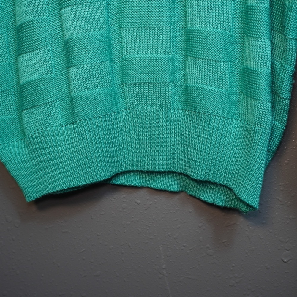 Lacoste Mens Light Green Chemise Crew Neck Vintage Long Sleeve Sweater Size XL - Picture 2 of 9